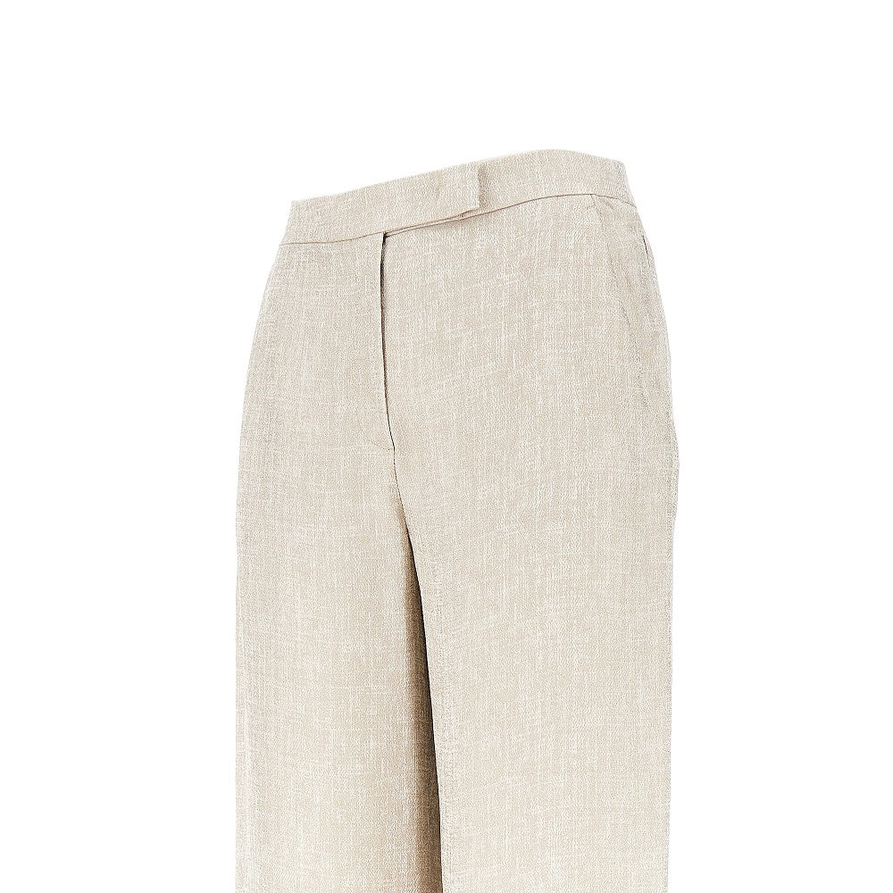 EMPORIO ARMANI 40 icon laminated viscose pants