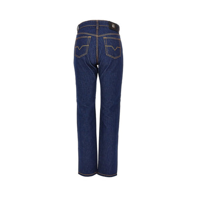 cotton denim jeans with medusa detail