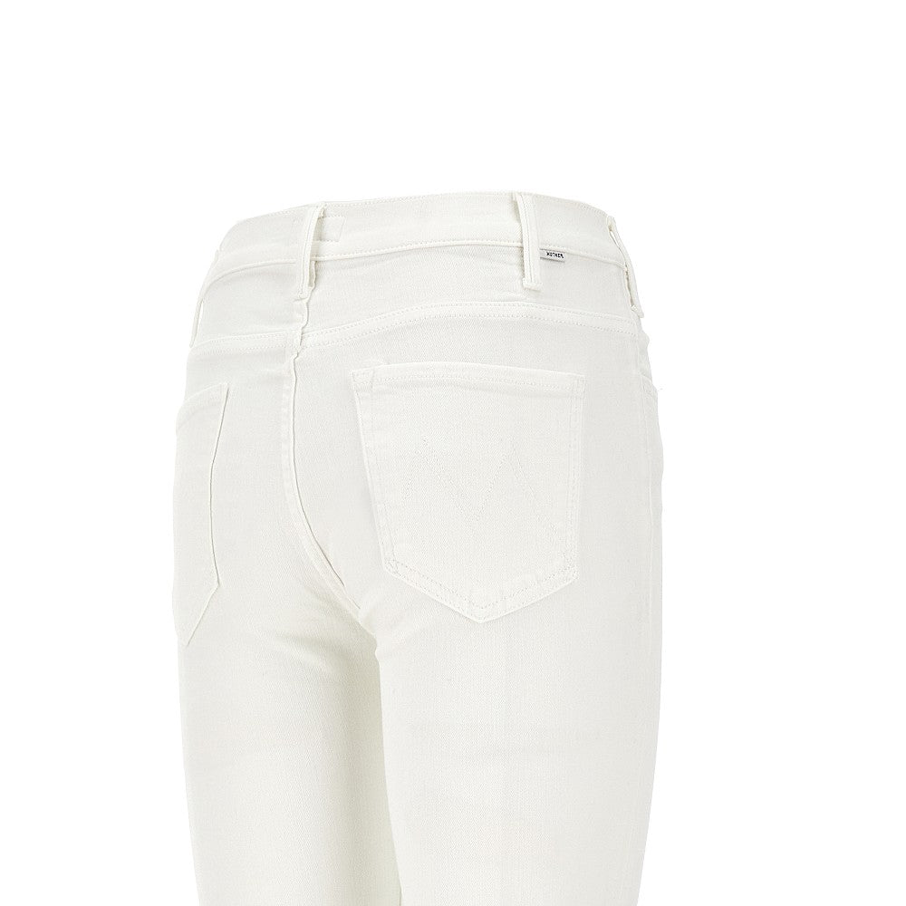 MOTHER 26 the hustler ankle fray jeans