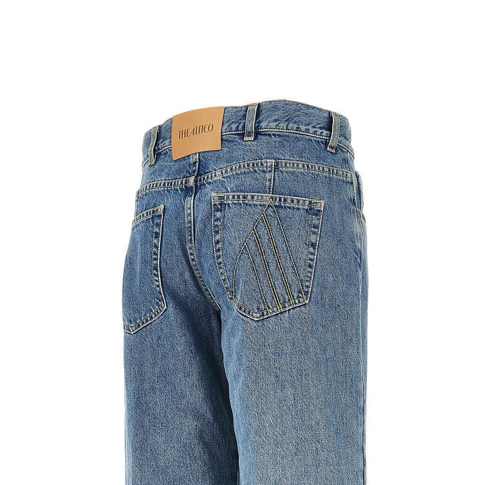 THE ATTICO 26 layered effect jeans