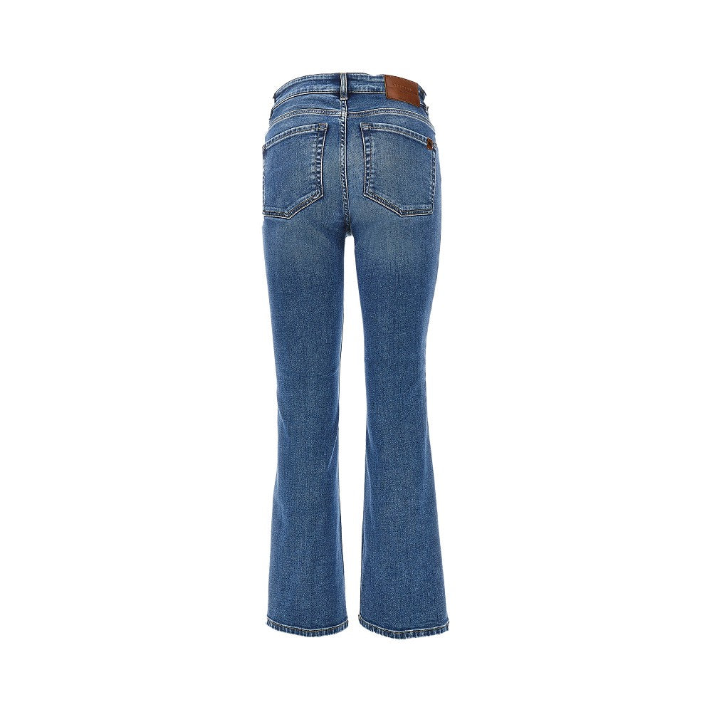 MAX MARA WEEKEND 38 stretch denim cropped jeans