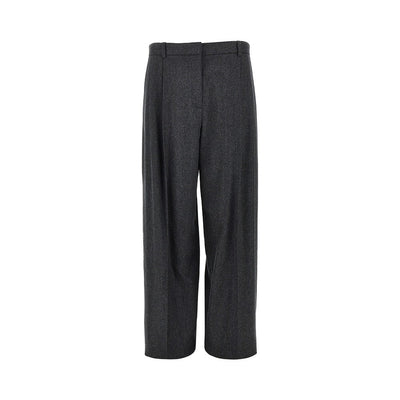 august pleated flannel pants