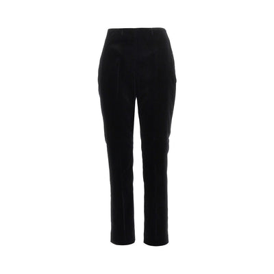 velvet cigarette pants