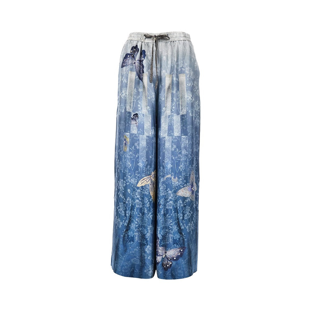 PIERRE LOUIS MASCIA S wide leg silk pants