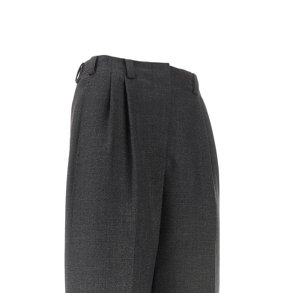 GIVENCHY 38 wool pants with double pleat