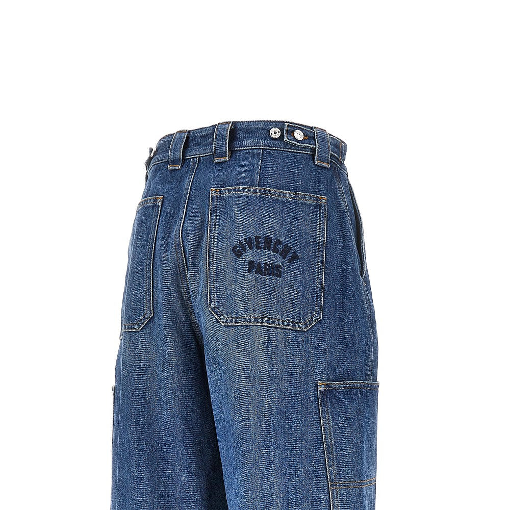 GIVENCHY 26 cropped cargo cocoon jeans