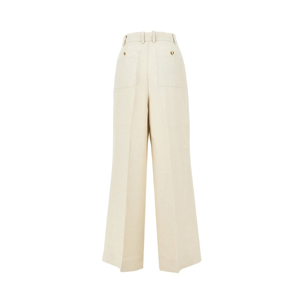 P.A.R.O.S.H. S raisa linen-blend pants