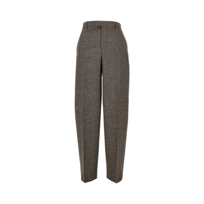 houndstooth balloon cut pants