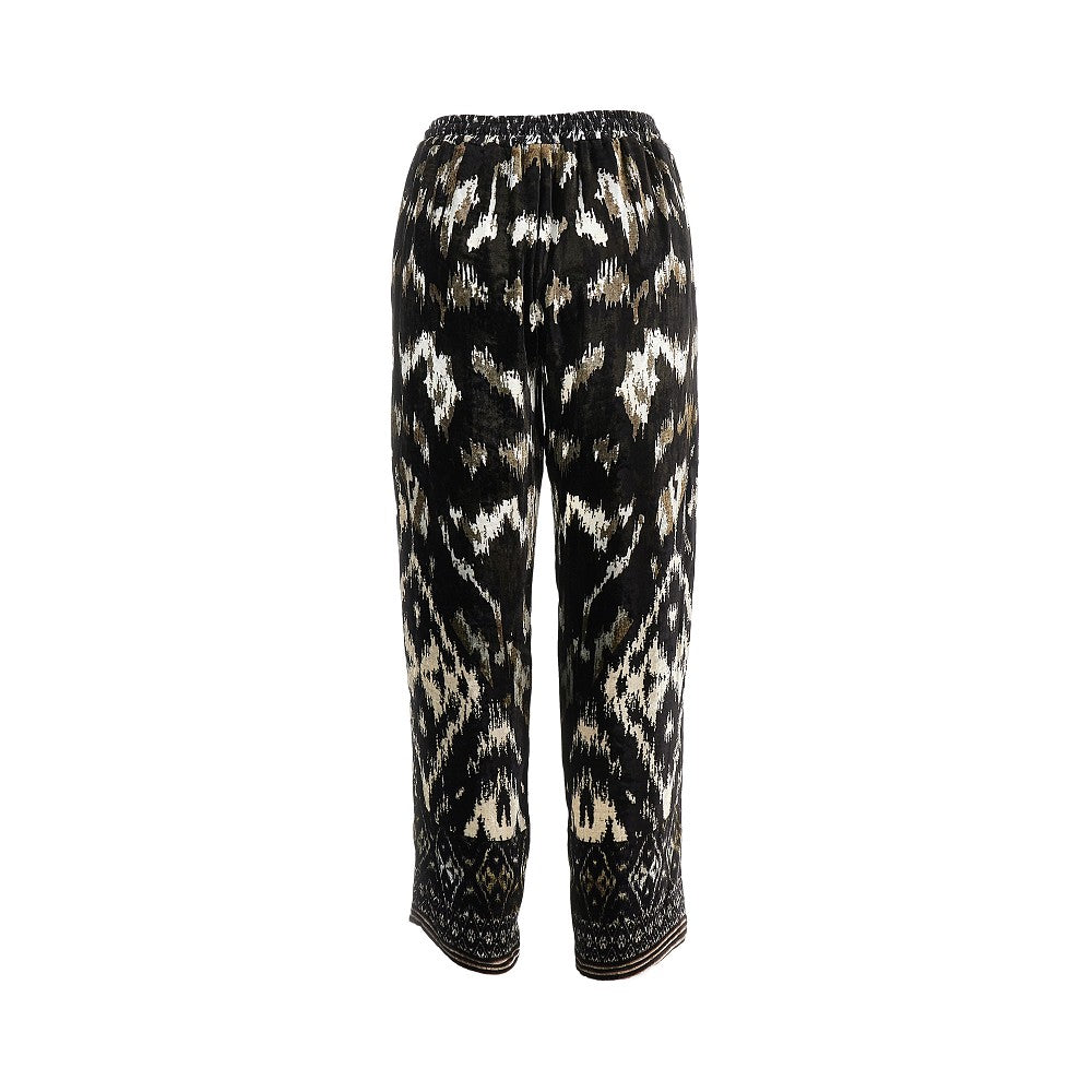 PIERRE LOUIS MASCIA S printed chenille tapered pants