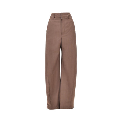 blend tropical wool baggy pants