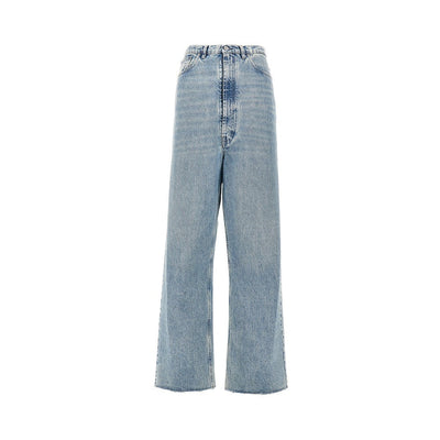 loose fit jeans with dropped crotch