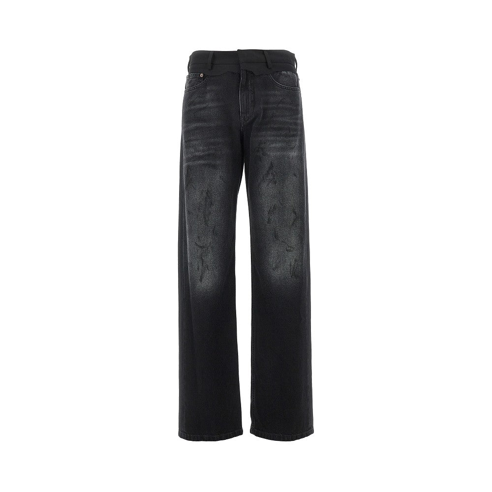 MM6 25 jeans with waist tailored insert