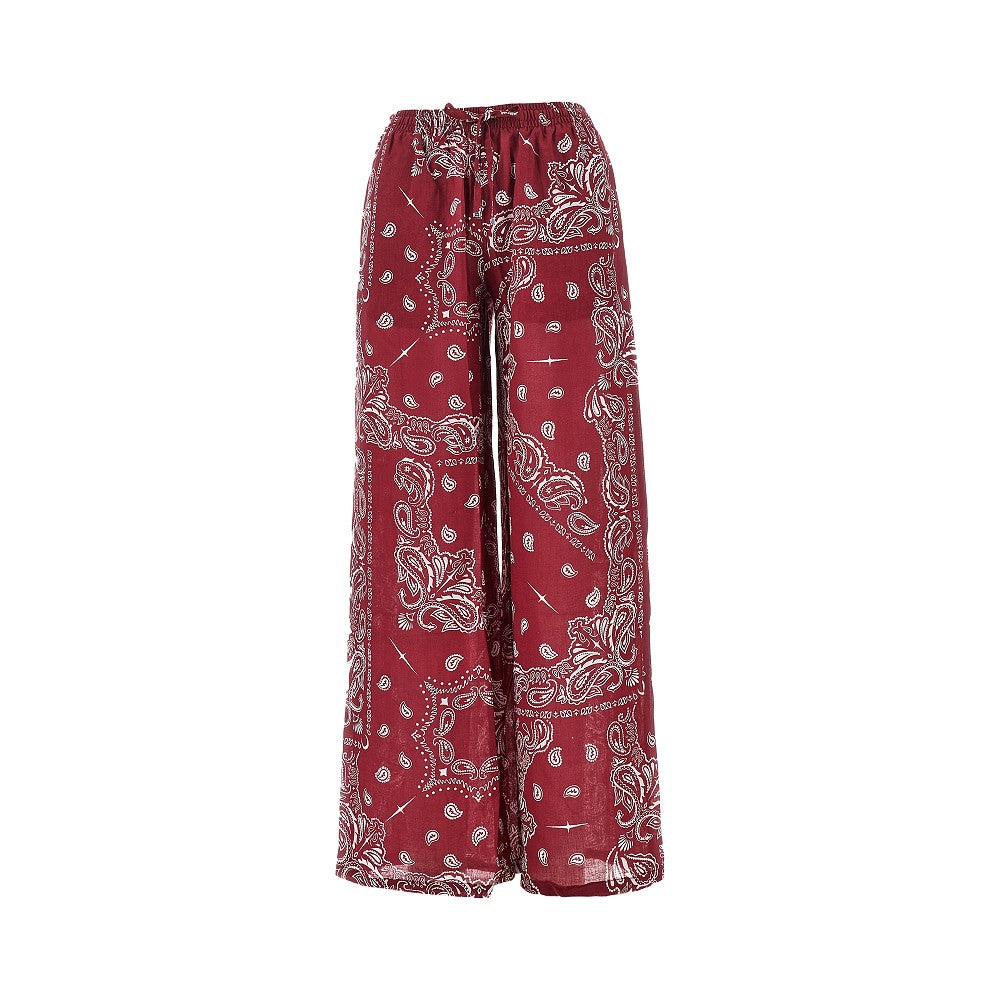 VENUJA S bandana print wide leg pants