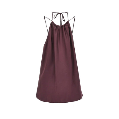 satin halter neck top