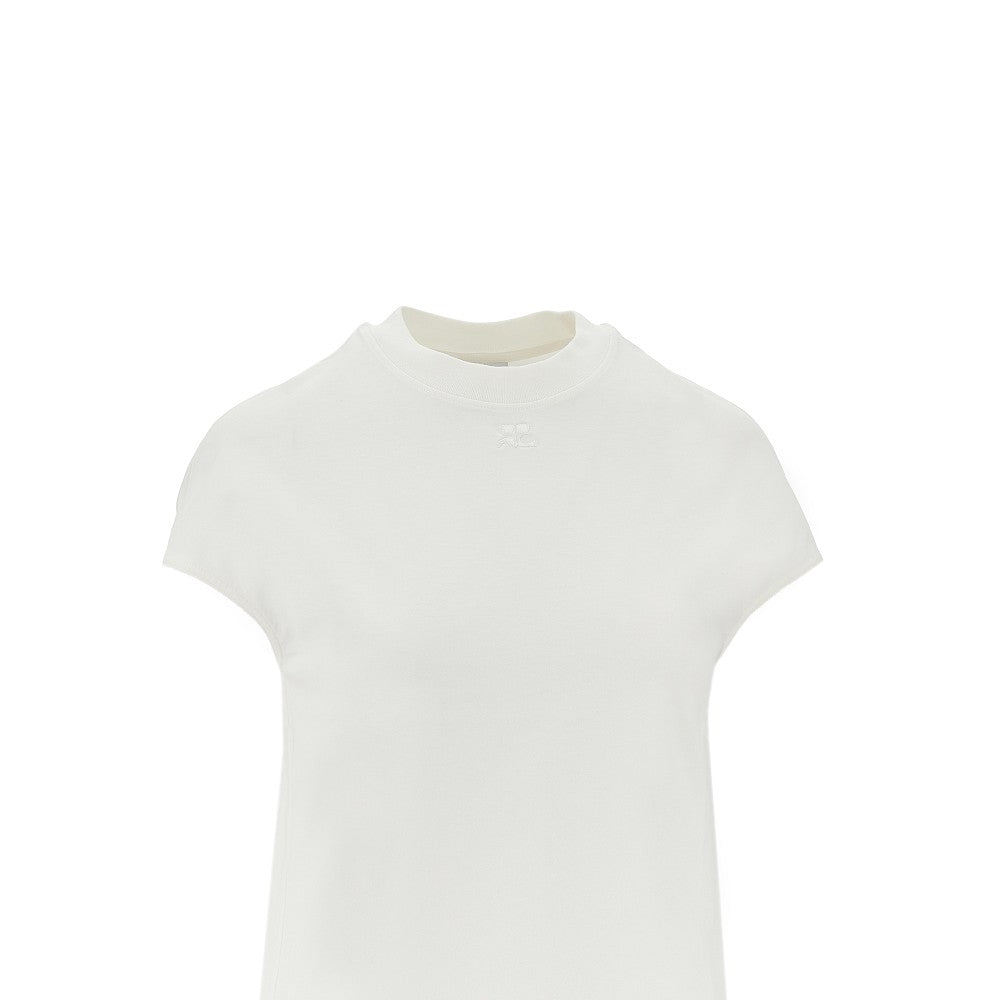 COURREGES XS cap sleeves t-shirt