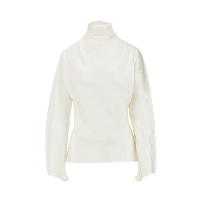 satin waisted blouse