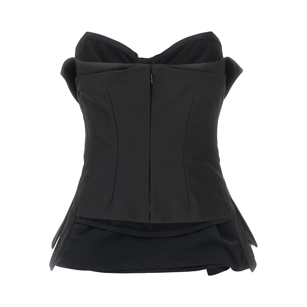 ALEXANDER MCQUEEN 40 duchesse corset top