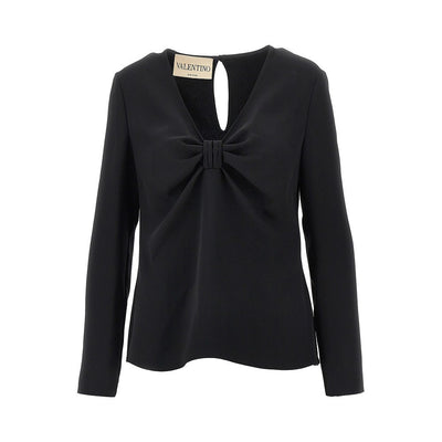 cady couture top with bow