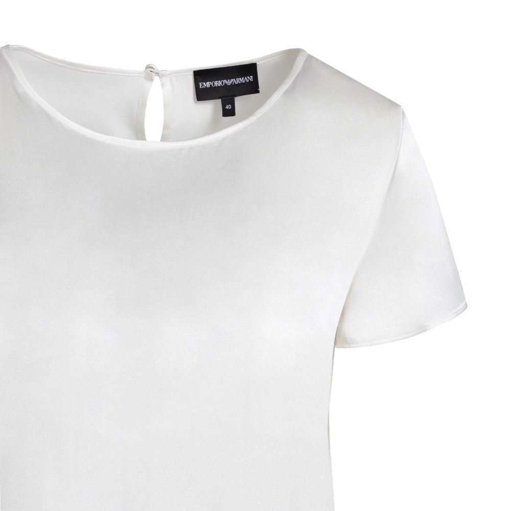 EMPORIO ARMANI 46 stretch silk t-shirt