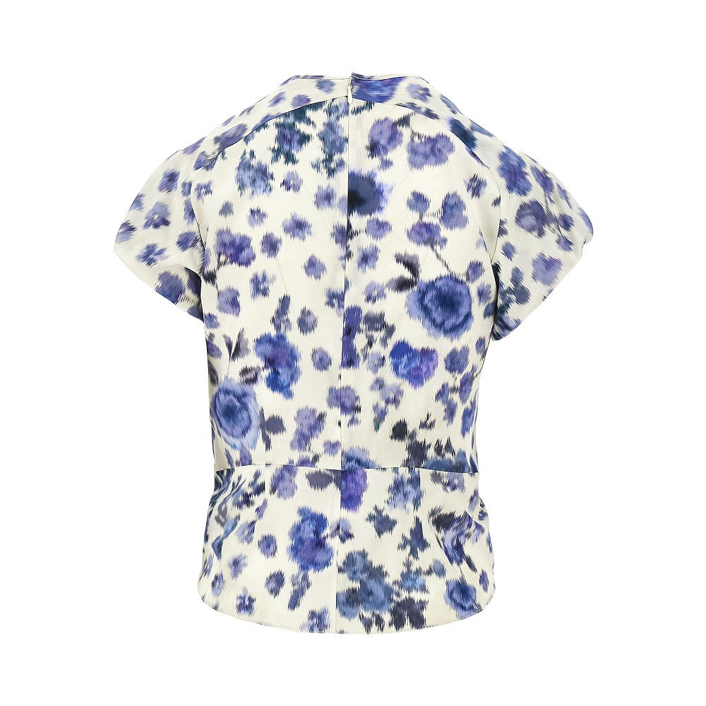 ISABEL MARANT 38 tullya printed silk top