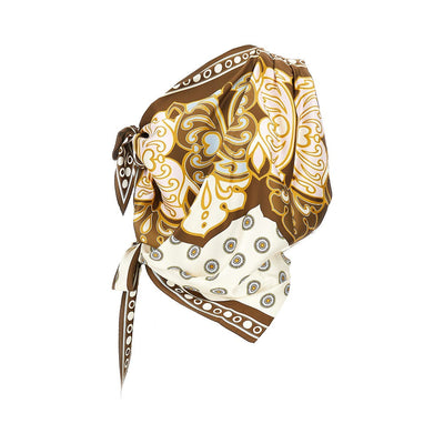 silk full-on foulard top
