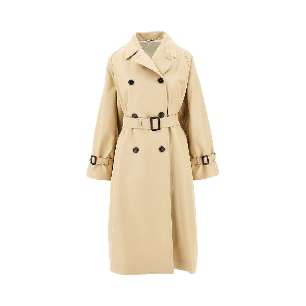 MAX MARA WEEKEND 38 reversible gabardine trench coat