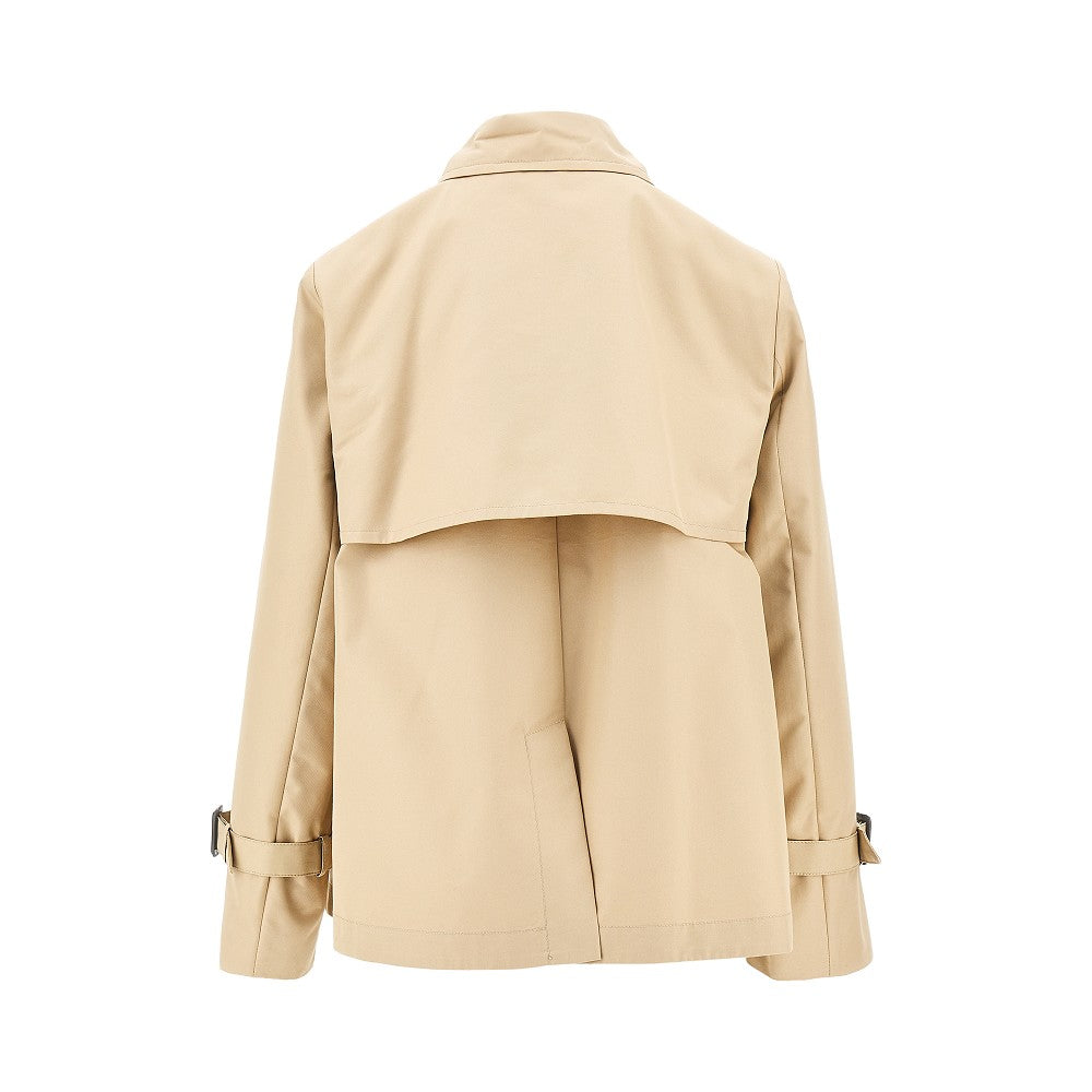 MAX MARA WEEKEND 38 anti-drop gabardine short trench coat