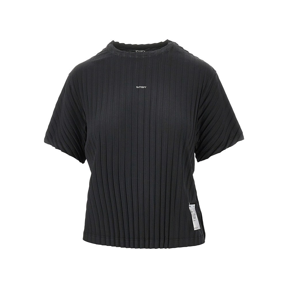 SATISFY S auralite pleated t-shirt