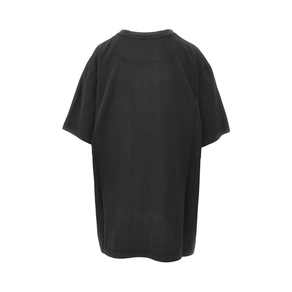 THE ATTICO 38 oversized t-shirt with moulded hem
