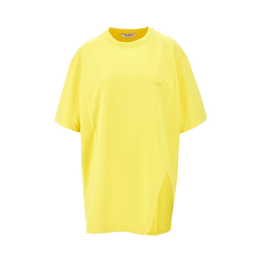 THE ATTICO 38 oversized t-shirt with moulded hem