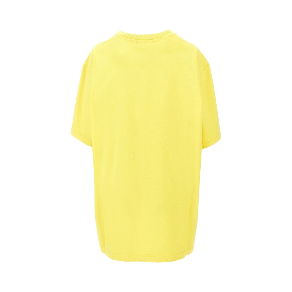THE ATTICO 38 oversized t-shirt with moulded hem