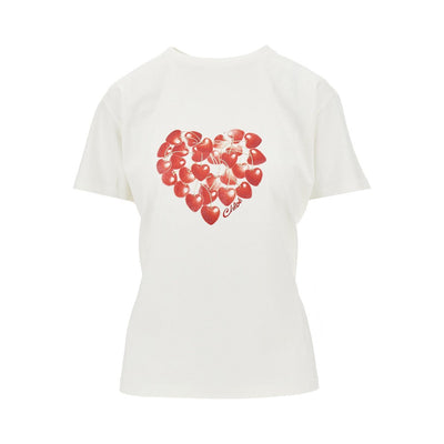 cherry heart print t-shirt