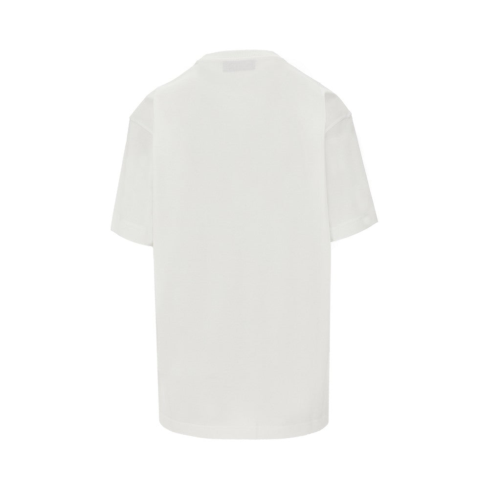 GUCCI XS beaded horsebit embroidery t-shirt