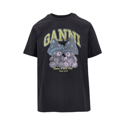 mushroom teddy print t-shirt