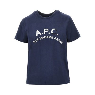 vintage effect logo embroidery t-shirt