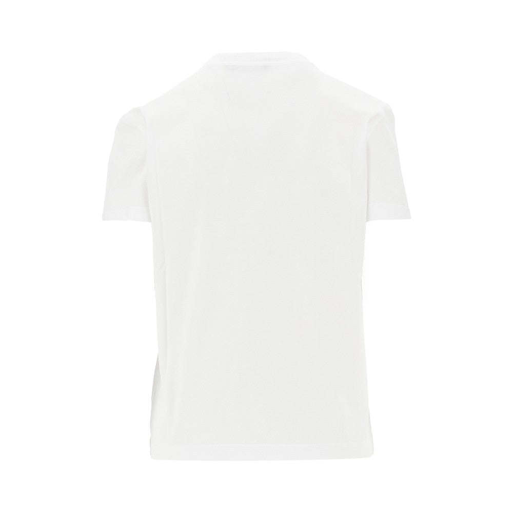 DOLCE&GABBANA 38 strass logo t-shirt