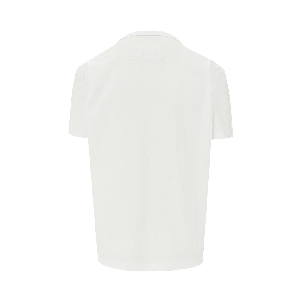 MAISON MARGIELA 42 upside down logo embroidery t-shirt