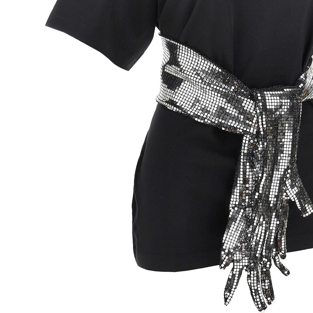 MM6 S t-shirt with metallized gloves