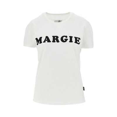 flocked print t-shirt