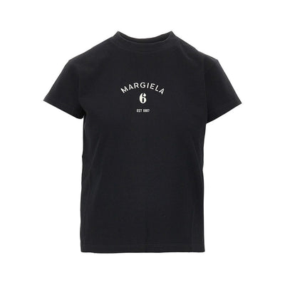 logo print jersey t-shirt