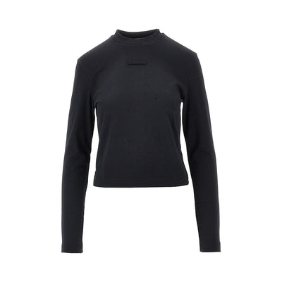long-sleeved gros grain t-shirt