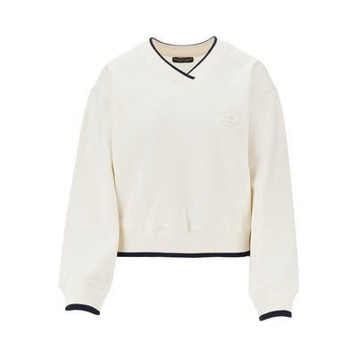 v-neck sweatshirt