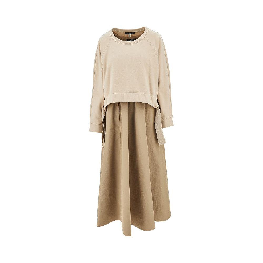 MAX MARA WEEKEND S midi dress and sweatshirt set