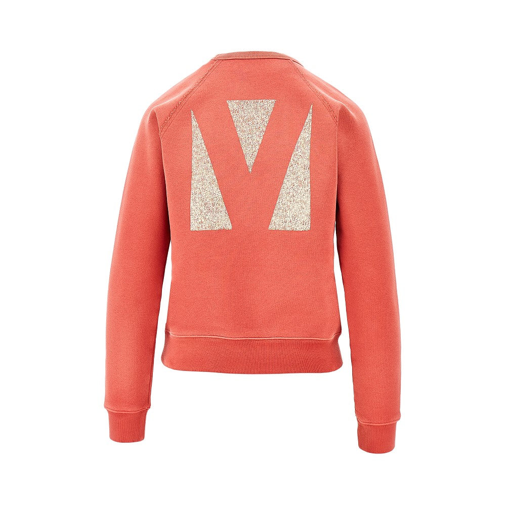 VALENTINO S panther lady print crewneck sweatshirt