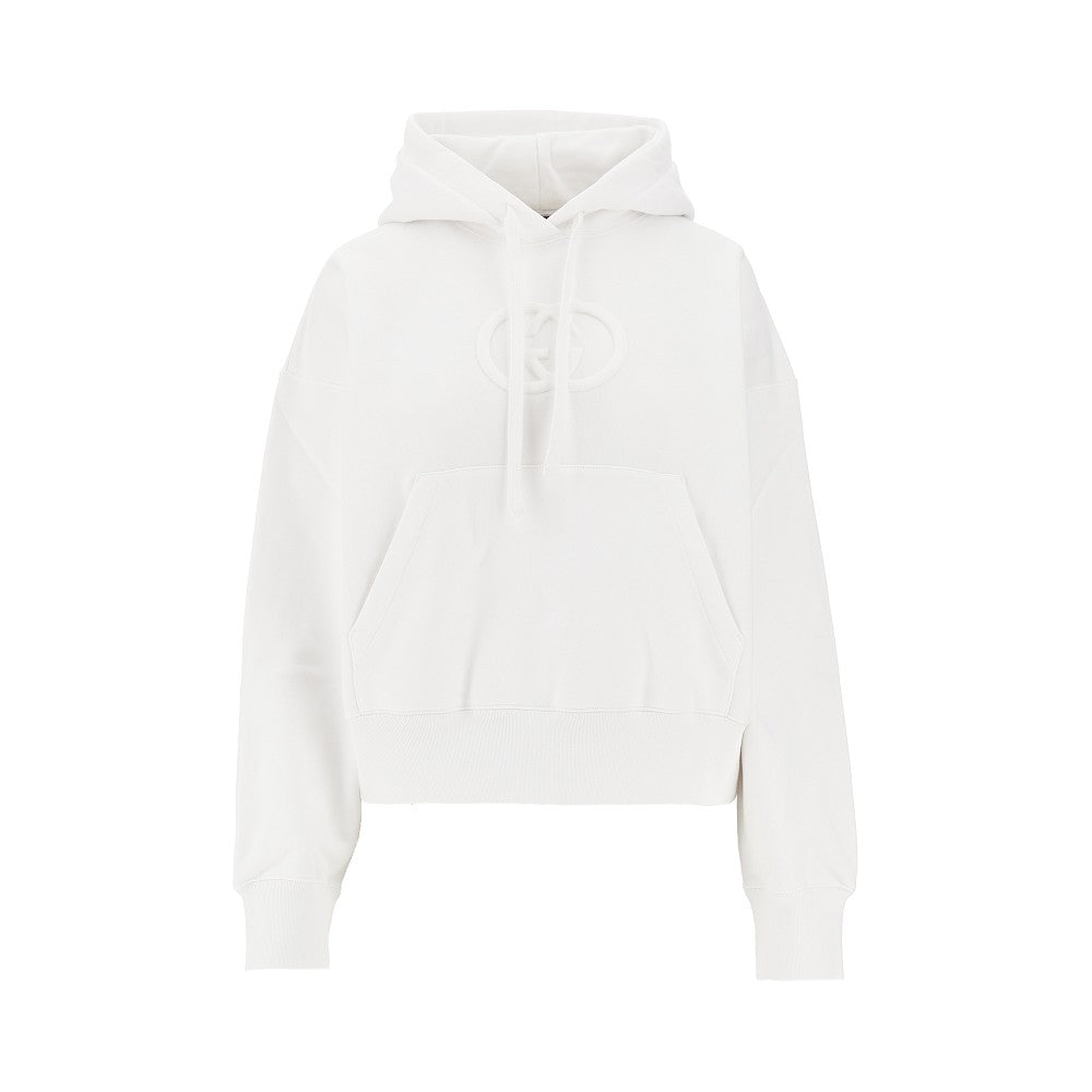 GUCCI XS embossed interlocking gg hoodie