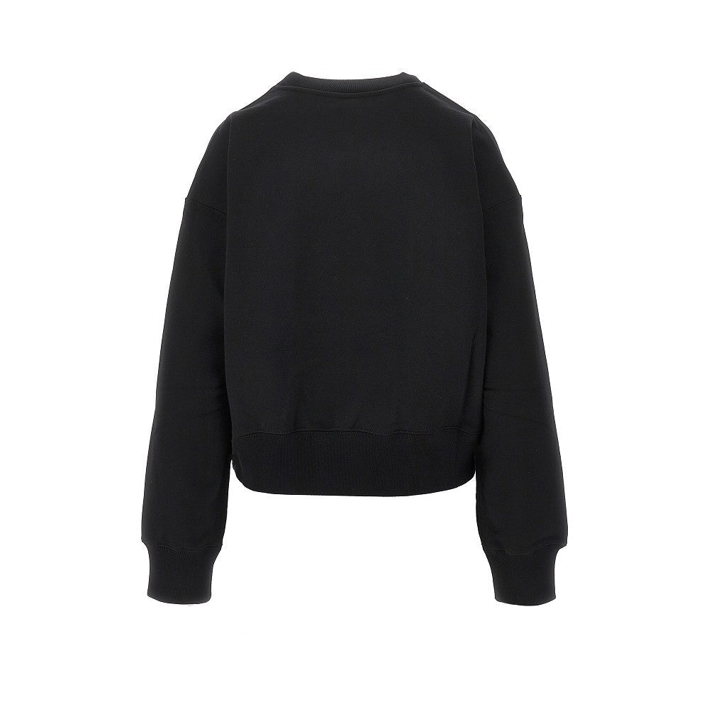 GUCCI S beaded horsebit embroidery sweatshirt