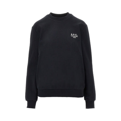 crewneck sweatshirt with logo embroidery