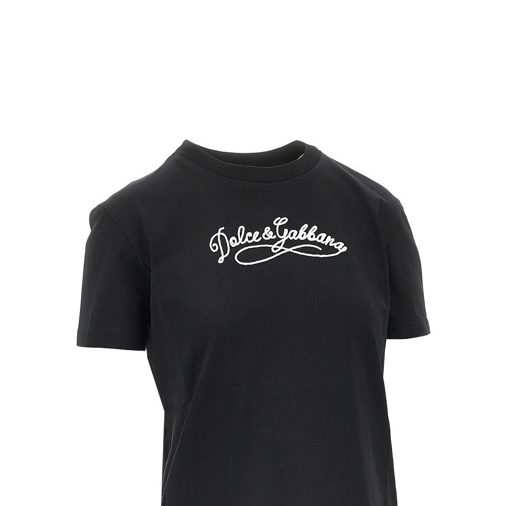 DOLCE&GABBANA 38 full-zip hoodie with logo patch