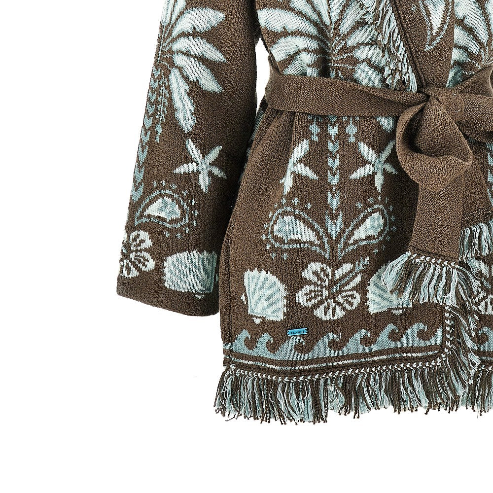 ALANUI S echoes of the island wool blend cardigan