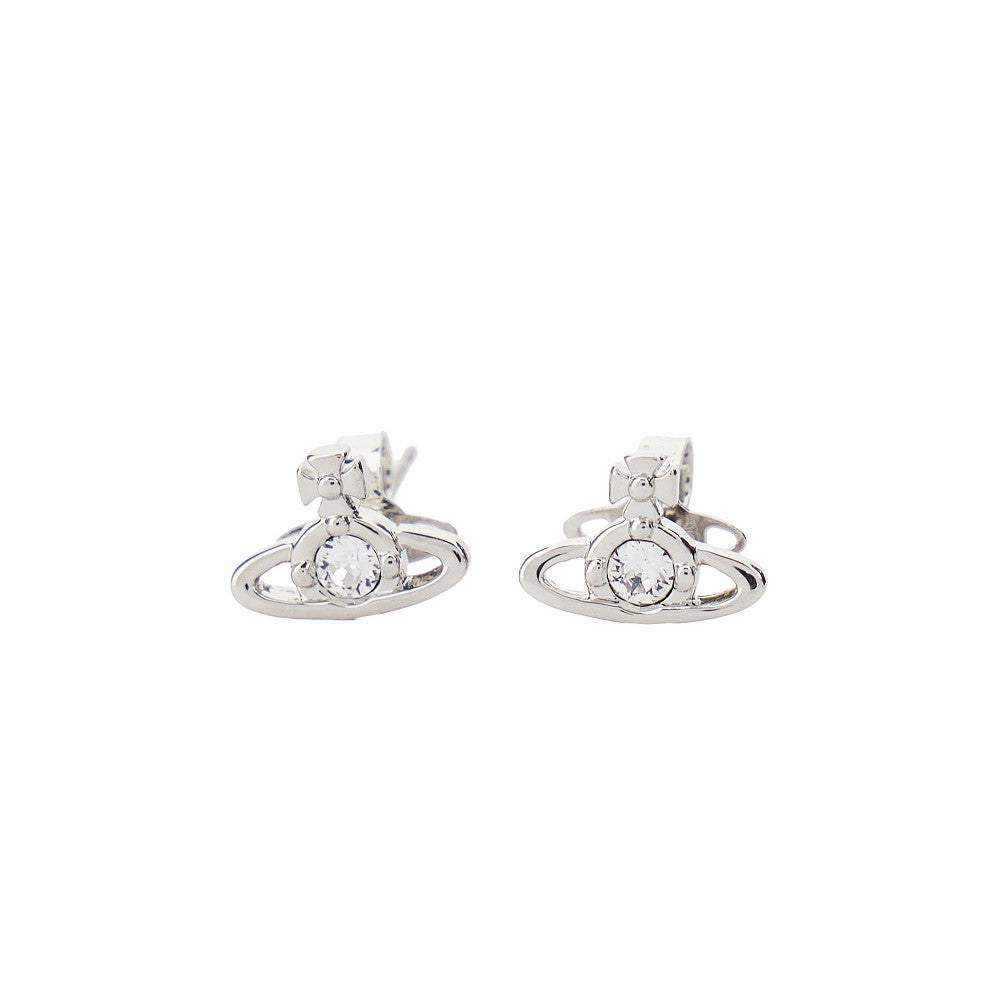 VIVIENNE WESTWOOD OS nano solitaire earrings